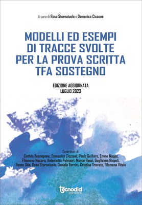 Modelli ed esempi di tracce svolte per la prova scritta TFA Sostegno