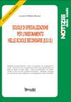 Scuole si specializzazione per l'insegnamento nelle scuole secondarie (S.S.I.S.)