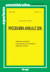 Esperienze Amministrative n. 1/2006 - Programma annuale 2006