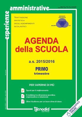 Agenda della scuola - Primo trimestre a.s. 2015/2016