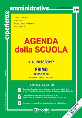 Agenda della scuola - Primo trimestre a.s. 2016/2017