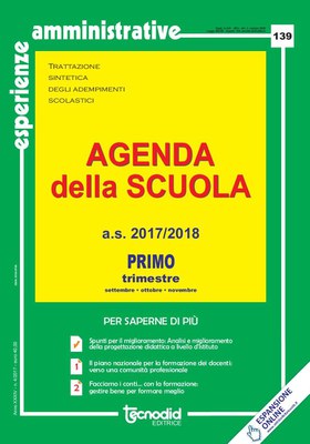 Agenda della scuola - Primo trimestre a.s. 2017/2018