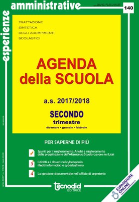 Agenda della scuola - Secondo trimestre a.s. 2017/2018