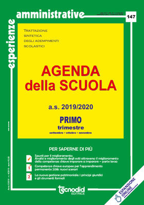 Agenda della scuola - Primo trimestre a.s. 2019/2020