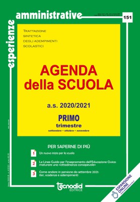 Agenda della scuola - Primo trimestre a.s. 2020/2021