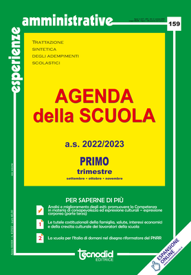 Agenda della scuola - Primo trimestre 2022/2023