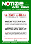 Notizie della scuola n. 1 del 1/15 settembre 2009