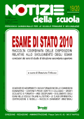 Notizie della scuola n. 19/20 del 1/30 giugno 2010