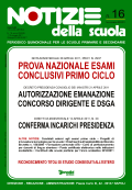 Notizie della scuola n. 16 - 1/15 maggio 2011