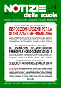 Notizie della scuola n. 21 - 1/15 luglio 2011