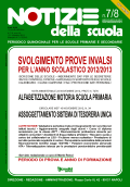 Notizie della scuola n. 7-8 dell'1/31 dicembre 2012