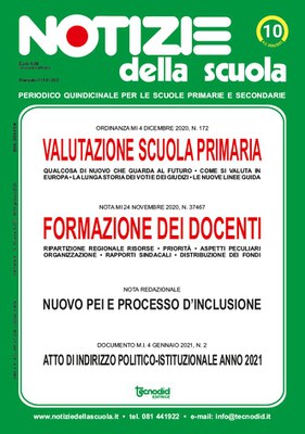 Notizie della scuola n. 10 del 16/31 gennaio 2021