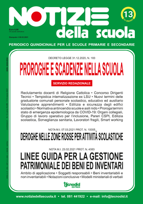 Notizie della scuola n. 13 del 1/15 marzo