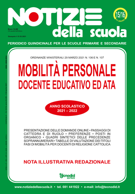 Notizie della scuola n. 15/16 del 1/30 aprile