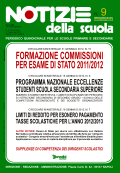 Notizie della scuola n. 9 dell'1/15 gennaio 2012