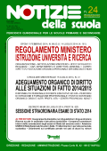 Notizie della scuola n. 24 del 16/31 agosto 2014 Notizie della scuola n. 24 del 16/31 agosto 2014