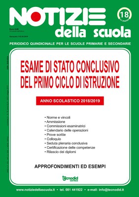 Notizie della scuola n. 18 del 16/31 maggio 2019