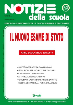 Notizie della scuola n. 19-20 dell'1/30 giugno 2019