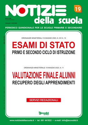 Notizie della scuola n. 19 del 1/15 giugno