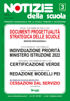 Notizie della scuola n. 3 del 1/15 ottobre 2021