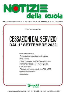 Cessazioni dal servizio dal 1° settembre 2022: Speciale redazionale