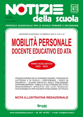 Notizie della scuola n. 14/15 del 16 marzo/15 aprile 2022