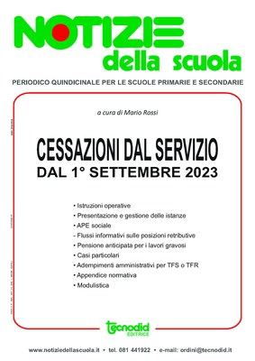 Cessazioni dal servizio dal 1° settembre 2023: Speciale redazionale