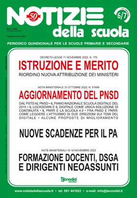 Notizie della scuola n. 6/7 del 16 novembre/15 dicembre 2022