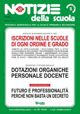 Notizie della scuola n. 8 del 16/31 dicembre 2022