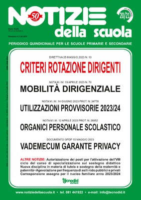 Notizie della scuola n. 20/21 del 16 giugno/15 luglio 2023