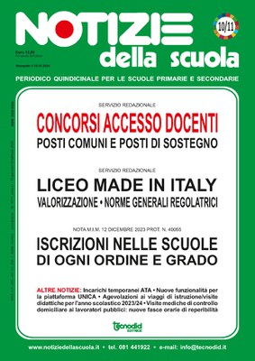 Notizie della scuola n. 10/11 del 16 gennaio/15 febbraio 2024