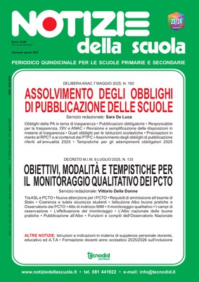 Notizie della scuola n. 23/24 del 1/31 agosto 2025