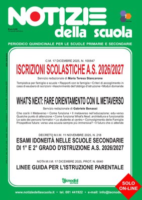 Notizie della scuola n. 7 del 1/15 dicembre 2025