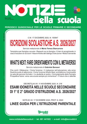 Notizie della scuola n. 7 del 1/15 dicembre 2025