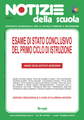Notizie della scuola n. 20 del 16/30 giugno 2026