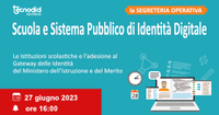 Scuola e Sistema Pubblico di Identità Digitale