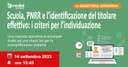 Scuola, PNRR e l’identificazione del titolare effettivo: i criteri per l’individuazione