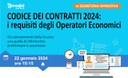 CODICE DEI CONTRATTI 2024: i requisiti degli Operatori Economici