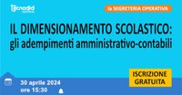 Il dimensionamento scolastico: gli adempimenti amministrativo-contabili