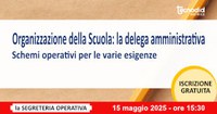 Organizzazione della Scuola: la delega amministrativa