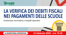 La verifica dei debiti fiscali nei pagamenti delle scuole