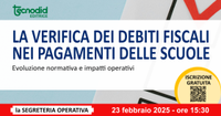La verifica dei debiti fiscali nei pagamenti delle scuole