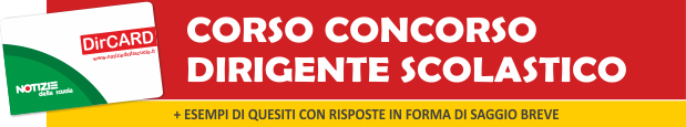 CORSO / CONCORSO DIRIGENTE SCOLASTICO