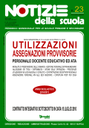 Utilizzazioni e assegnazioni provvisorie: online Notizie della scuola n. 23