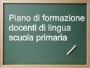 Piano di formazione docenti di lingua scuola primaria