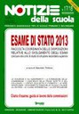 Esame di Stato 2013: online il n. 17/18 di Notizie della scuola 